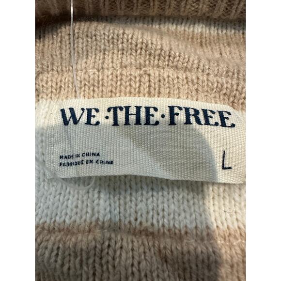 We The Free Women’s Into the Blue Oversized Crop Sweater Size Large – NWT Cozy - Picture 7 of 12